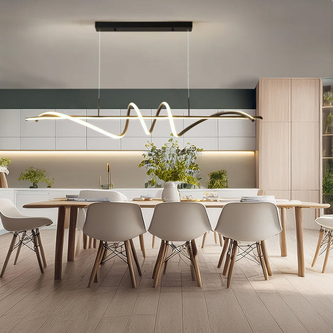 Esszimmerleuchte, Moderne Deckenlampe, Leuchte für Esstisch, Ausgefallene LED Leuchte fürs Wohnzimmer