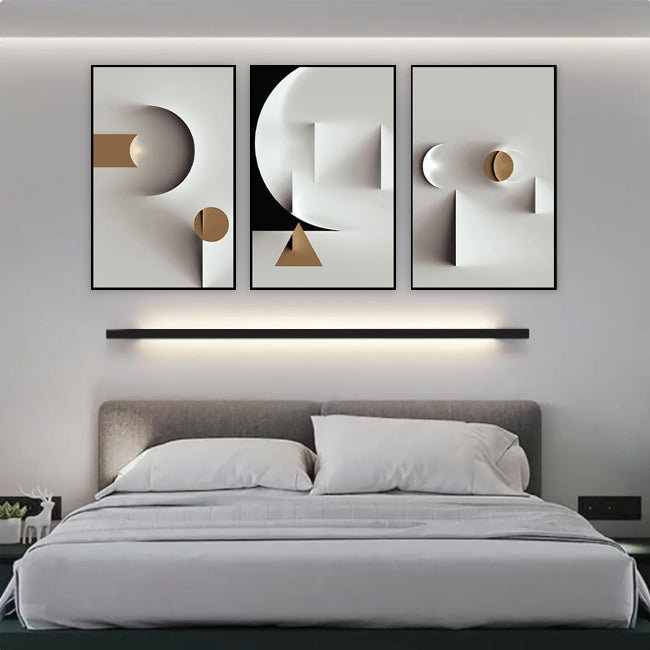moderne und sehr schöne Wandlampe fürs Schlafzimmer in schwarz