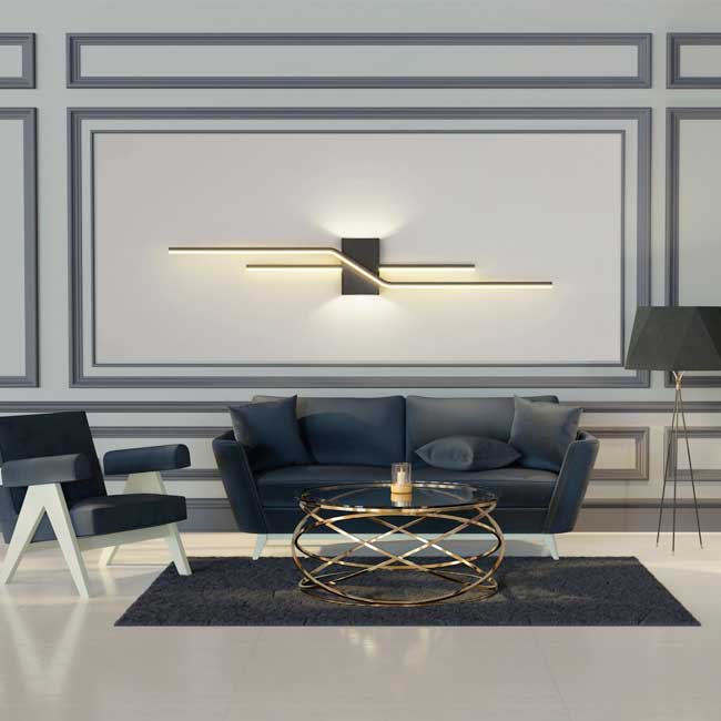 luxus wandlampe fürs Wohnzimmer
