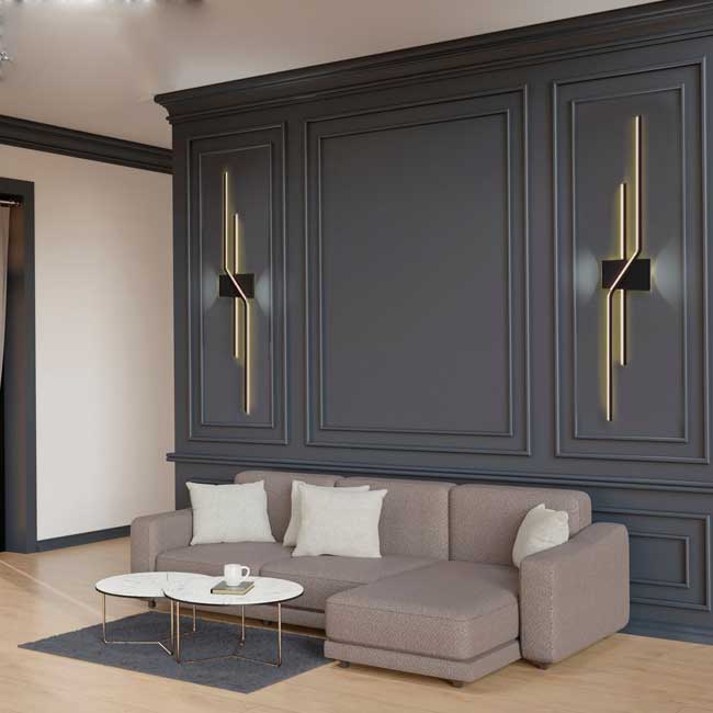 ästhetische Wohnzimmer Wandleuchte, dimmbar