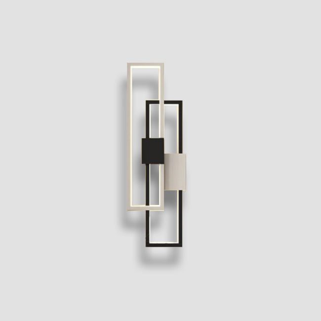 designer Wandleuchte led, schwarz, grau