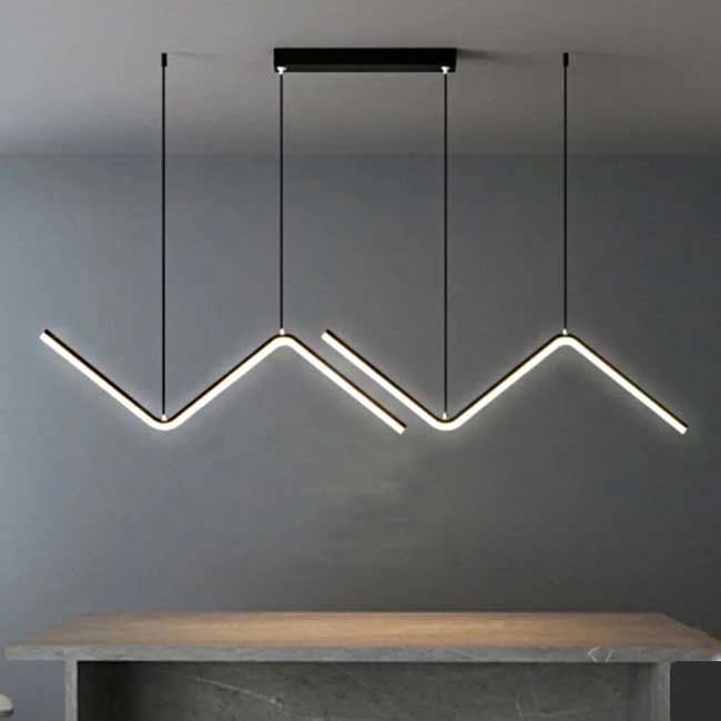 moderne Hängelampe schwarz