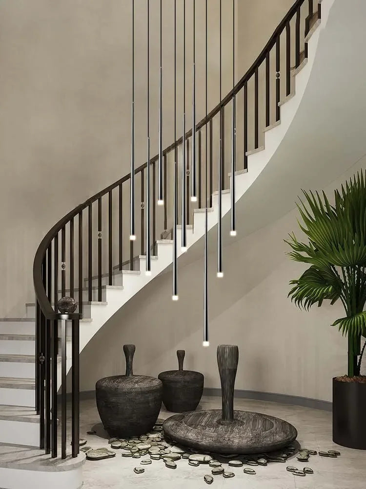 Ausgefallene deckenlampe Wohnzimmer. Elegante Leuchte in schwarz. Led Lampe Wohnzimmer