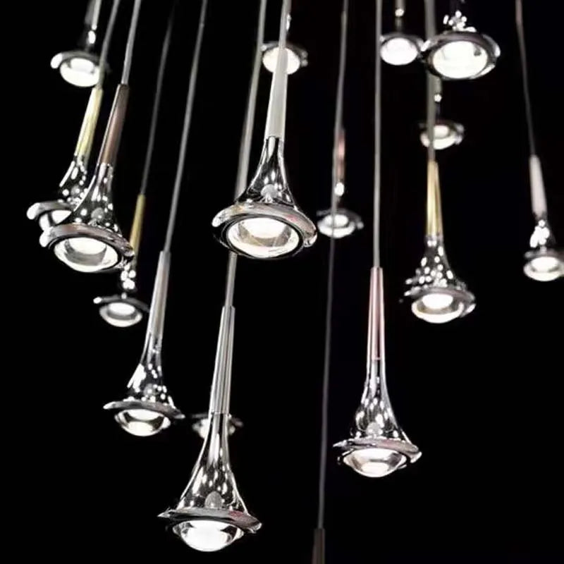 moderne Wohnzimmerlampe, Deckenleuchte Wohnzimmer, Ausgefallene Deckenlampe, Moderne LED Leuchte, elegantes Flurlicht, Luxus Lampe