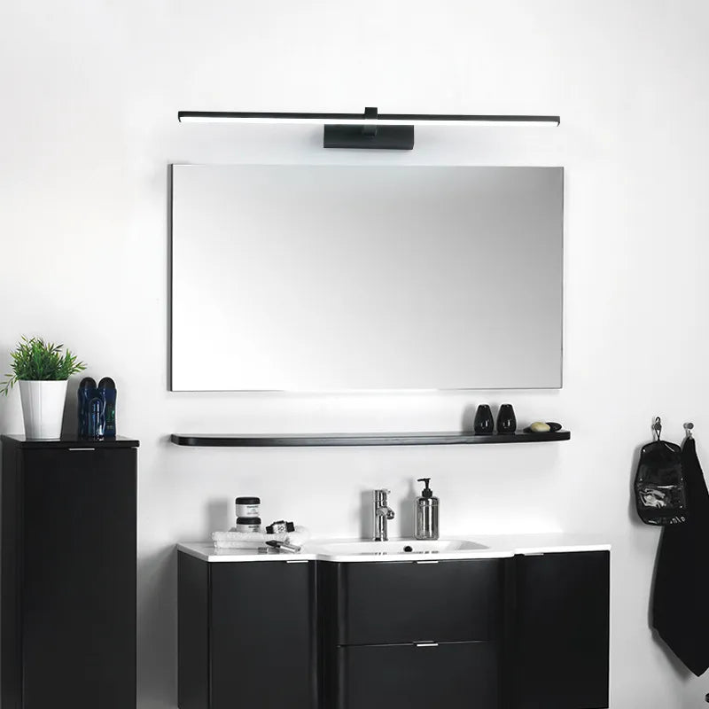 Badezimmerlampe Spiegel, moderne Wandlampe, schlichte wandlampe Bad, Wandlampe Wohnzimmer, schwarze Badezimmerleuchte