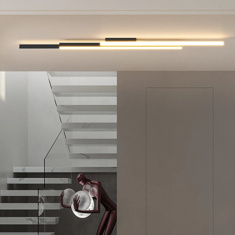 Ausgefallne Wandlampe Wohnzimmer. LED Wohnzimmer leuchte in schwarz. Wandleuchten. 