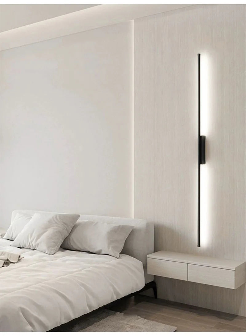 dezente designer Wandlampe fürs Schlafzimmer
