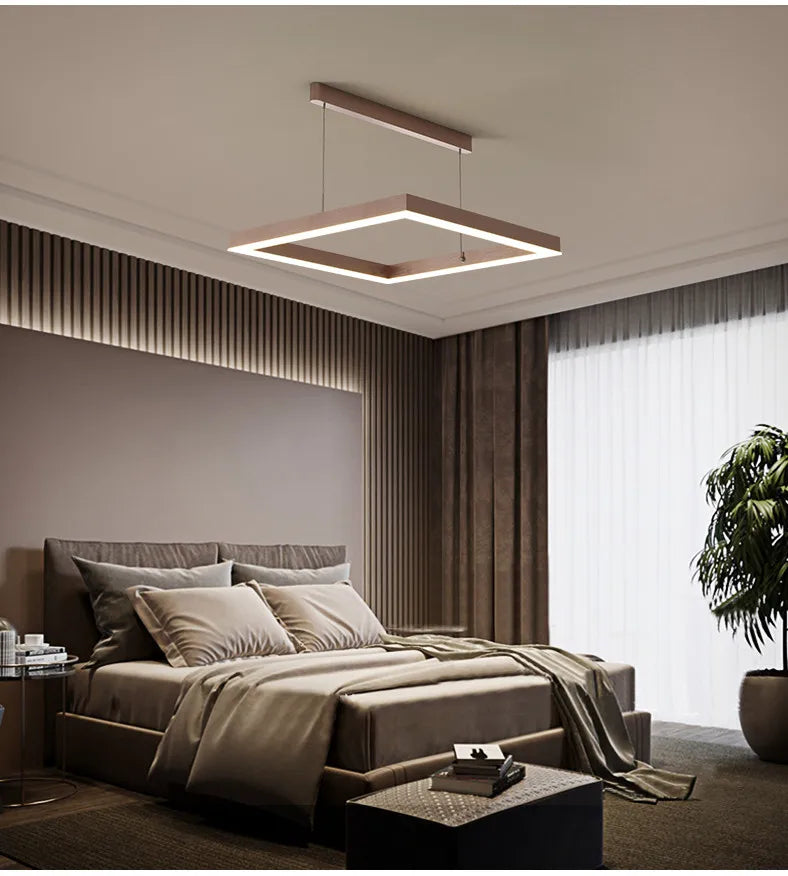 moderne Schlafzimmerlampe, dimmbar