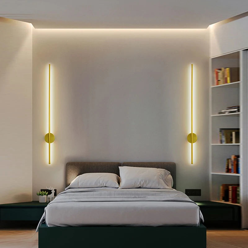 elegante led Wandlampe fürs Schlafzimmer