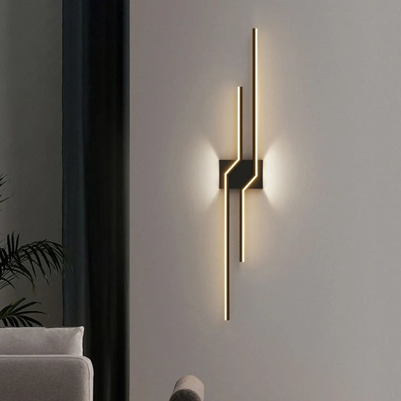 schöne moderne LED Wandleuchte für Schlaf oder Wohnzimmer