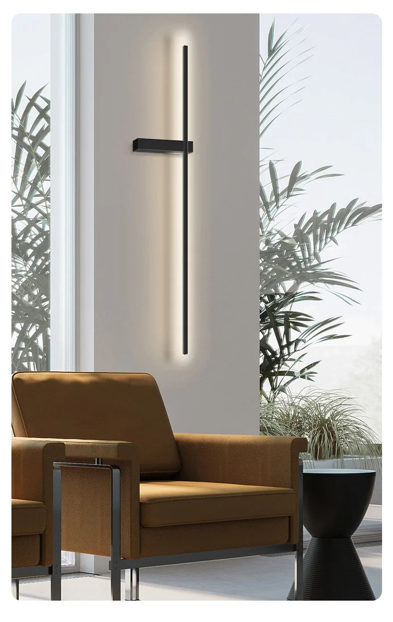 moderne, schwarz designer Wandlampe