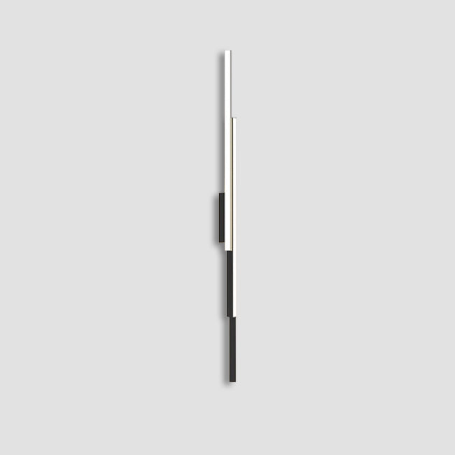 Moderne Wandlampe Wohnzimmer. LED Wohnzimmer leuchte in schwarz