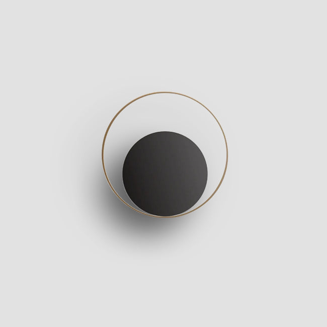 Wandleuchte in modernem design. Led Wandlampe flur. Schwarze Wandleuchte 