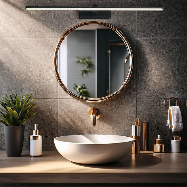 Badezimmerlampe Spiegel, moderne Wandlampe, schlichte wandlampe Bad, Wandlampe Wohnzimmer, elegante wandlampe luxus
