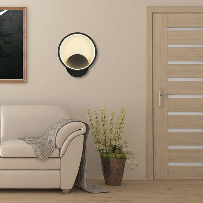 schöne led Flurlampe in schwarzem und modernen Design