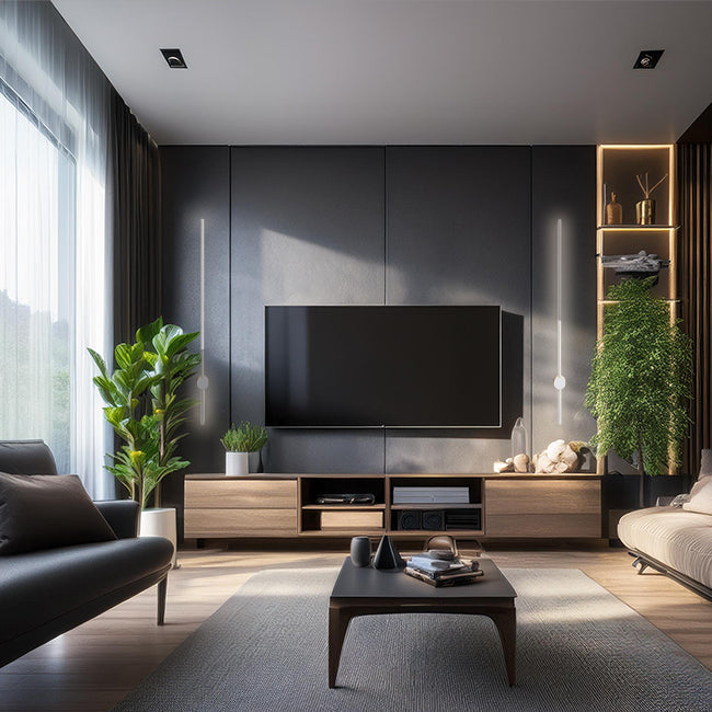 dezente designer Wohnzimmer Wandlampe in weiß
