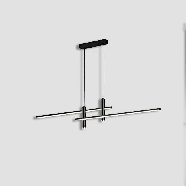 moderne led Deckenlampe, schwarz